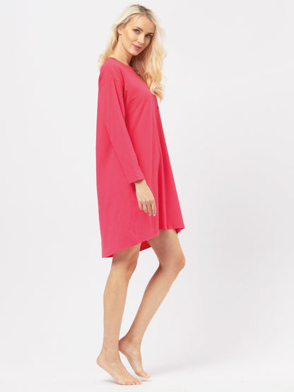 Camicia da notte in cotone - Melograno - LND 928 - Lullaby Lingerie