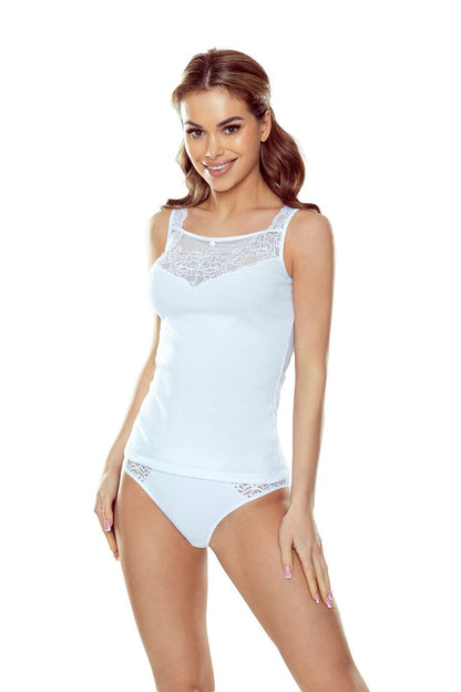 Canotta in pizzo da donna - Nikolina - Lullaby Lingerie