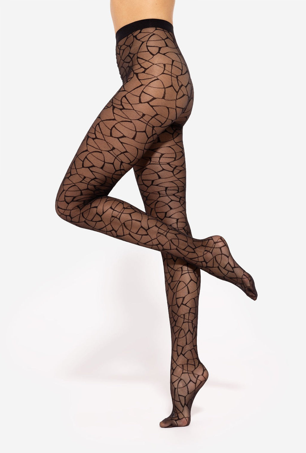 Collant in lycra fantasia - Mosaica 01 - 20 den - Lullaby Lingerie