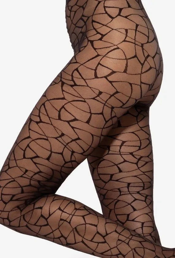 Collant in lycra fantasia - Mosaica 01 - 20 den - Lullaby Lingerie