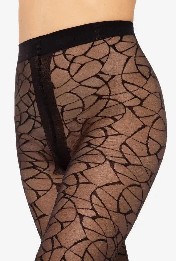 Collant in lycra fantasia - Mosaica 01 - 20 den - Lullaby Lingerie