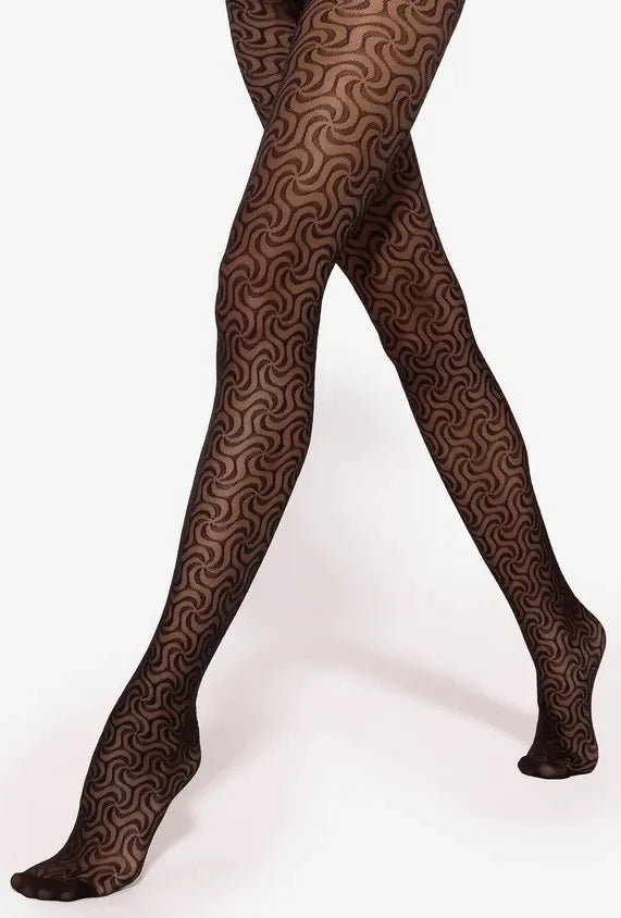 Collant in lycra fantasia - Mosaica 02 - 20 den - Lullaby Lingerie
