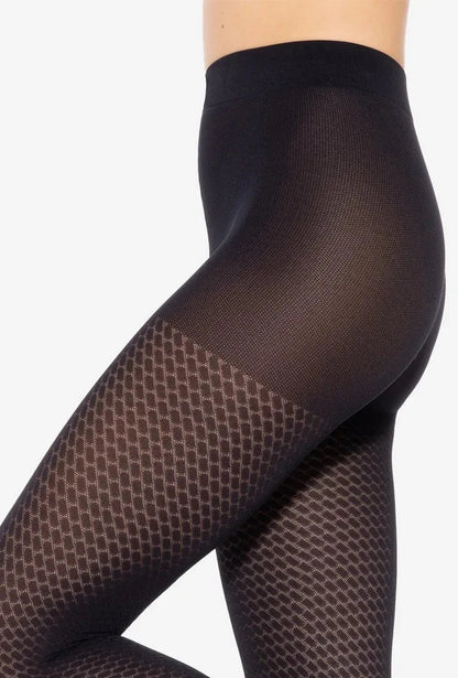 Collant in microfibra lavorato - Lorien 23 - 40 den - Lullaby Lingerie