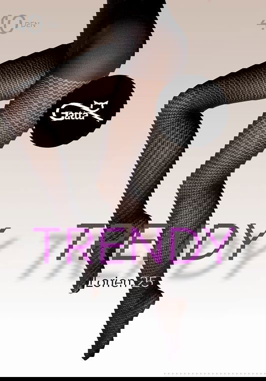 Collant in microfibra lavorato - Lorien 25 - 40 den - Lullaby Lingerie