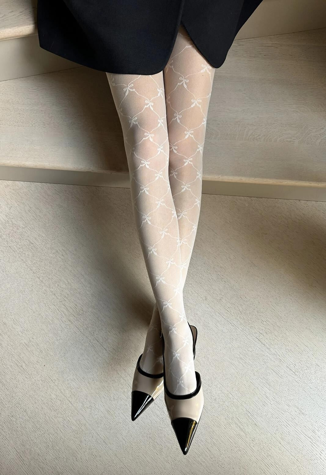 Collant lavorato - Daniela - 20 den - Lullaby Lingerie
