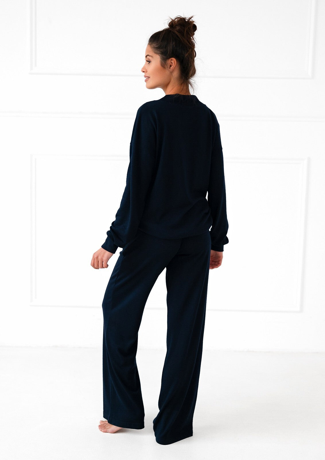 Completo da Donna Homewear - Navy Blue - in viscosa - Lullaby Lingerie
