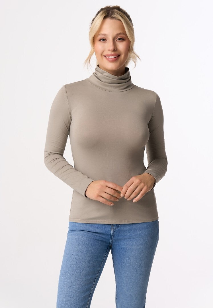 Maglia sottogiacca con collo lato in modal e cotone - Beverly - Lullaby Lingerie