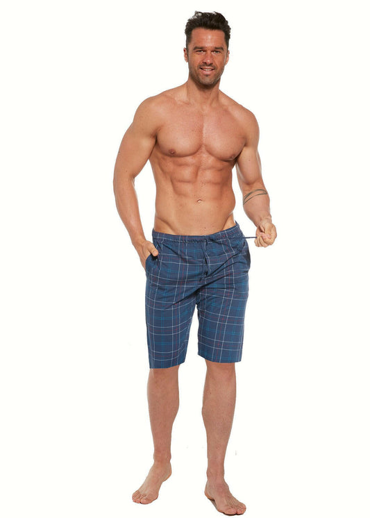 Pantaloncini pigiama uomo in 100% cotone - 698/13 - taglie dalla S alla 2XL - Lullaby Lingerie