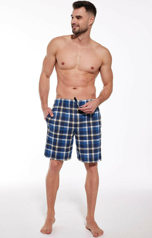Pantaloncini pigiama uomo in 100% cotone - 698/14 - taglie dalla M alla 2XL - Lullaby Lingerie