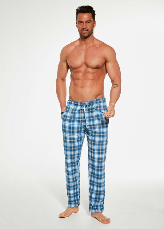 Pantaloni pigiama da uomo - 100% cotone - 691/43 - Lullaby Lingerie
