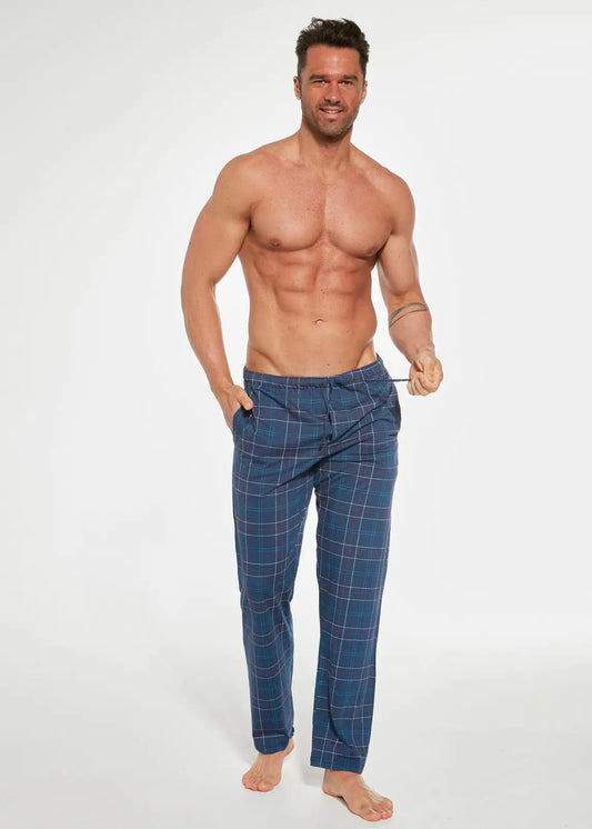 Pantaloni pigiama da uomo - 100% cotone - 691/45 - Lullaby Lingerie