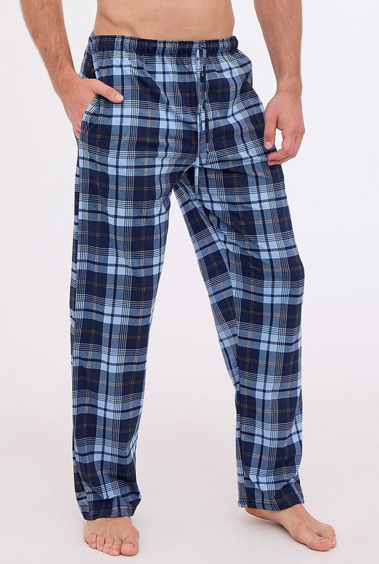 Pantaloni pigiama da uomo - 100% cotone - 691/52 - Lullaby Lingerie