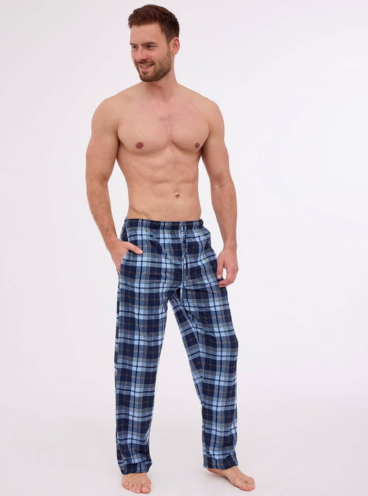 Pantaloni pigiama da uomo - 100% cotone - 691/52 - Lullaby Lingerie