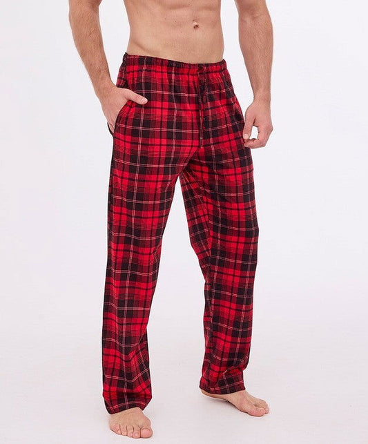 Pantaloni pigiama da uomo - 100% cotone - WILD WOOD - 691/54 - Lullaby Lingerie