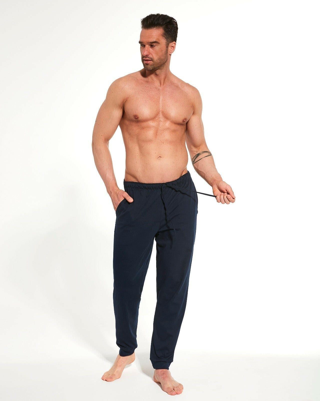 Pantaloni pigiama da uomo in 100% cotone - 331/01 - Lullaby Lingerie