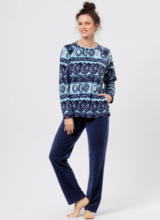 Pigiama Donna | Homewear in pile - MONTANA - Lullaby Lingerie