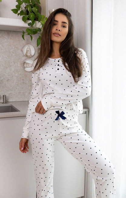 Pigiama da donna in 100% cotone - Bluebell - Lullaby Lingerie