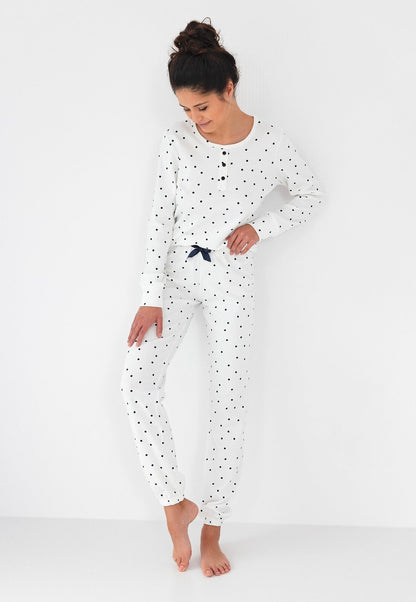 Pigiama da donna in 100% cotone - Bluebell - Lullaby Lingerie