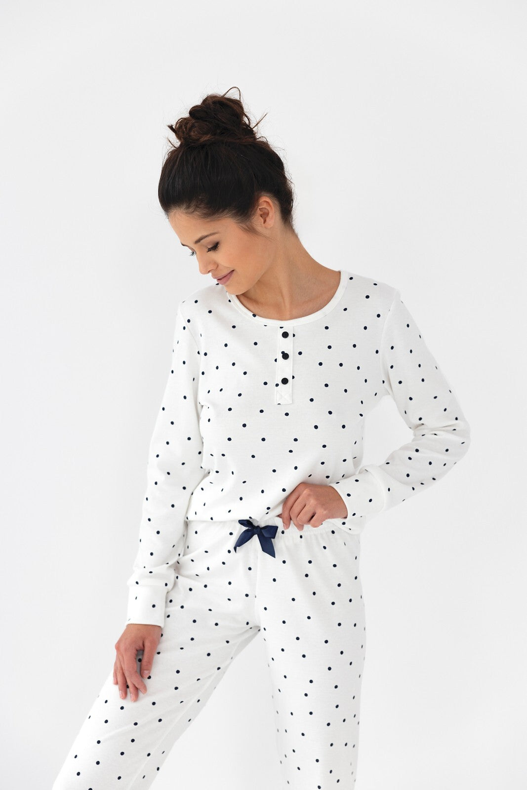 Pigiama da donna in 100% cotone - Bluebell - Lullaby Lingerie