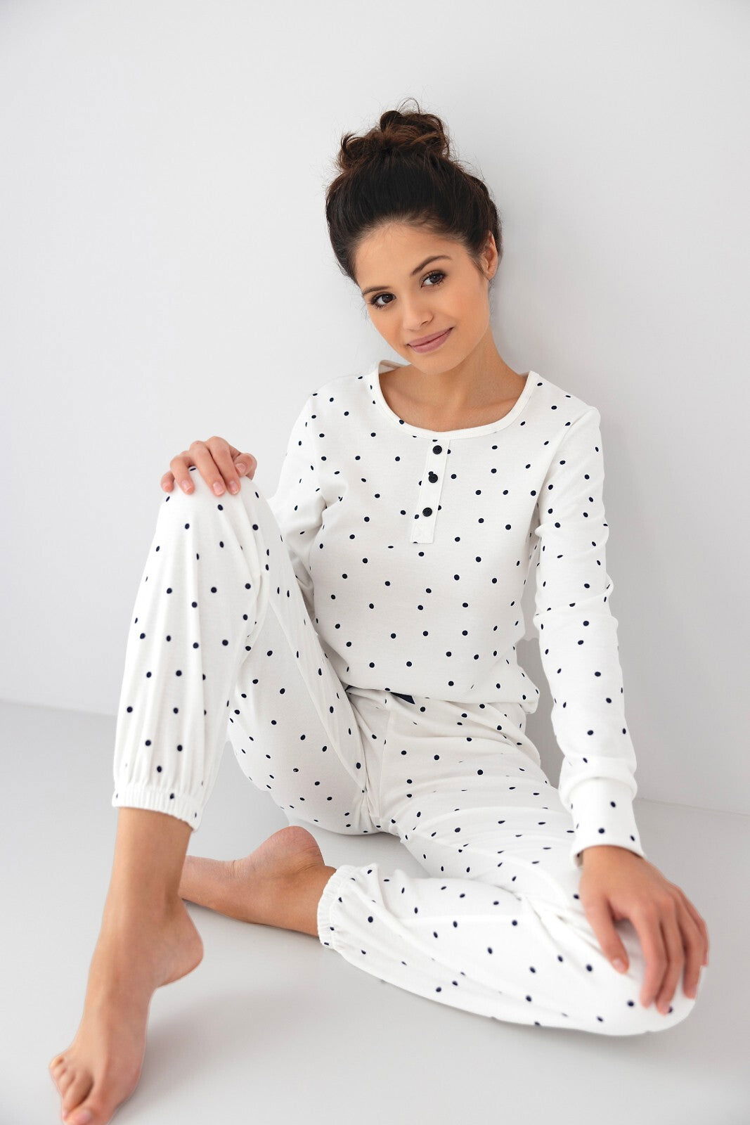 Pigiama da donna in 100% cotone - Bluebell - Lullaby Lingerie