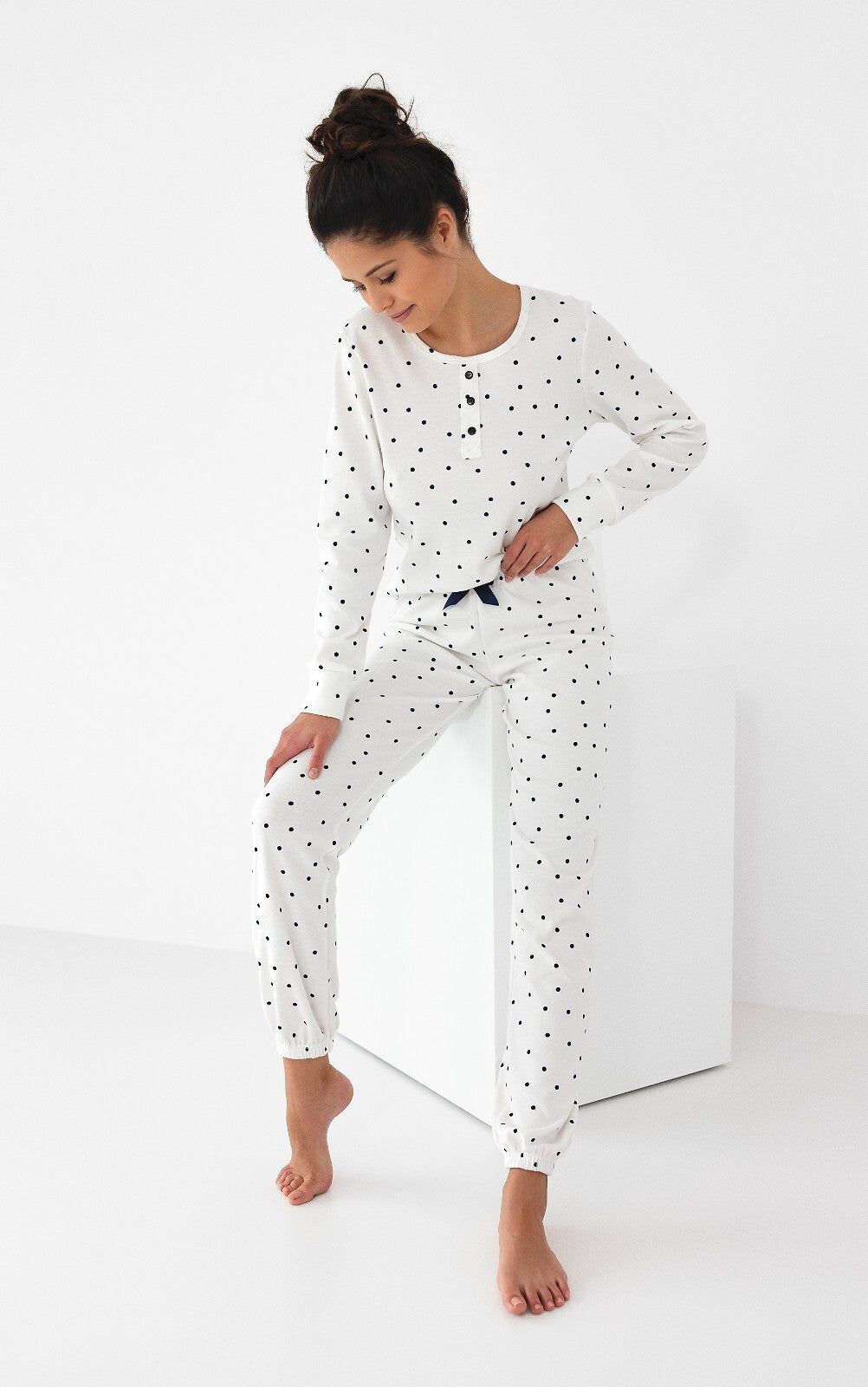 Pigiama da donna in 100% cotone - Bluebell - Lullaby Lingerie