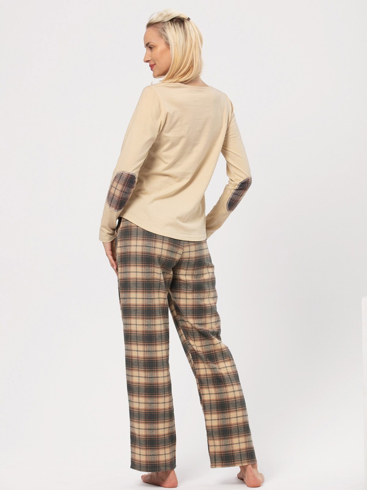 Pigiama da donna in flanella | 100% cotone | COZY | LNS 403 - Lullaby Lingerie