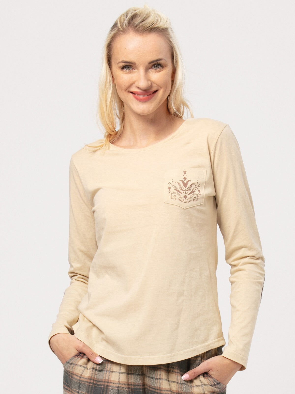 Pigiama da donna in flanella | 100% cotone | COZY | LNS 403 - Lullaby Lingerie
