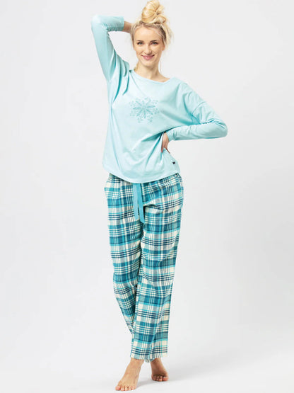 Pigiama da donna in flanella di cotone - DOROTY - Lullaby Lingerie