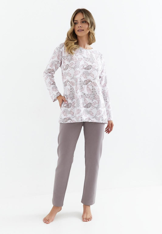 Pigiama da donna realizzato in caldo cotone - ORIENT - 430 - Lullaby Lingerie