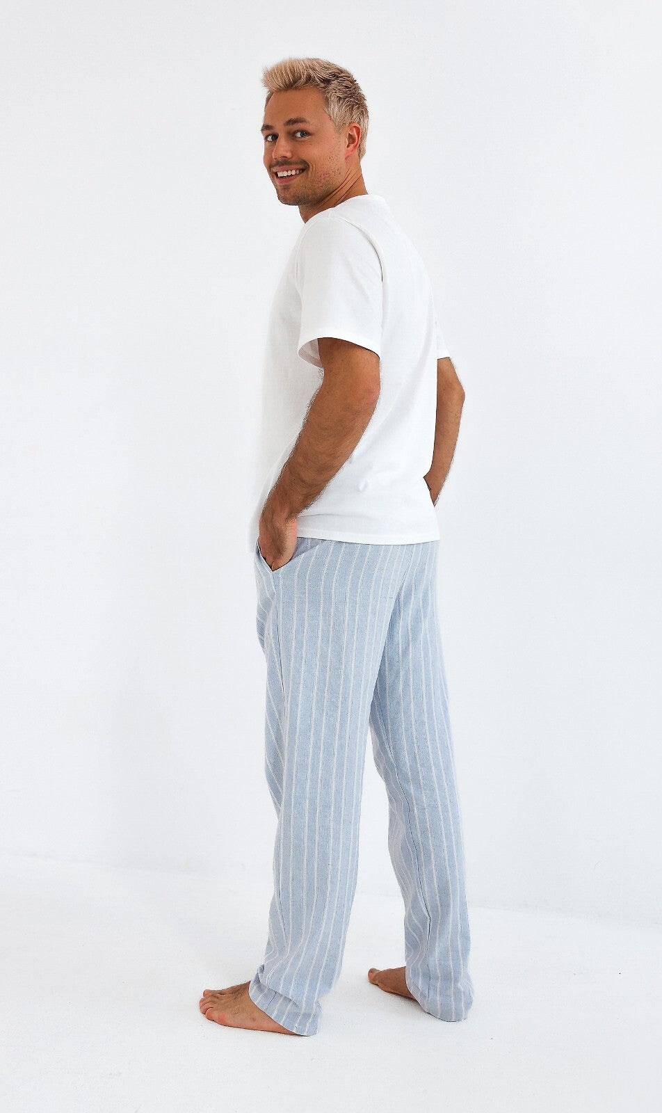 Pigiama da uomo estivo in cotone e viscosa - EDEN - David - Lullaby Lingerie