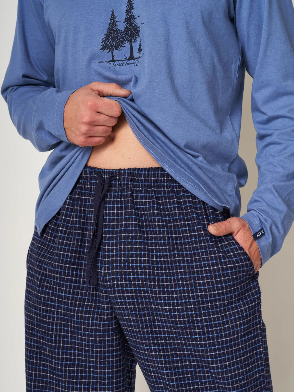 Pigiama da uomo in 100% cotone - GORDON - Lullaby Lingerie