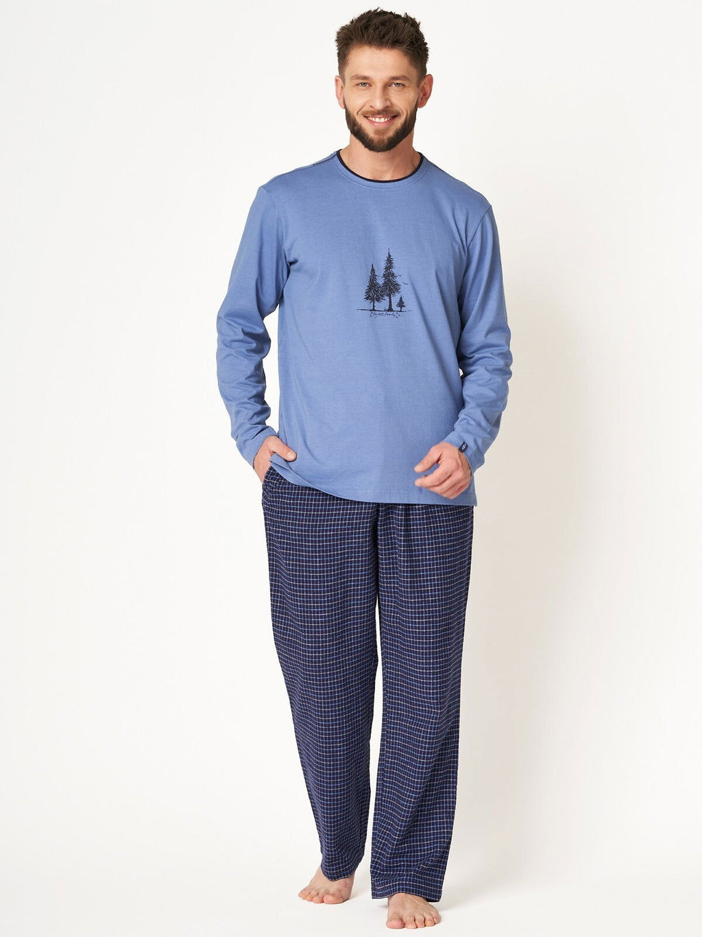Pigiama da uomo in 100% cotone - GORDON - Lullaby Lingerie