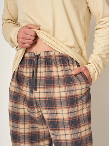 Pigiama da uomo in flanella | 100% cotone | COZY | MNS 403 - Lullaby Lingerie