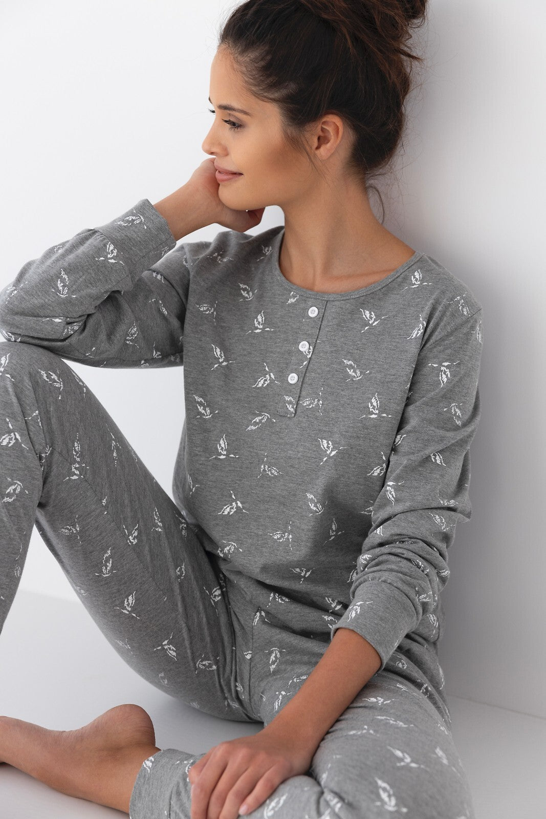 Pigiama donna - Nephele - Grey - Lullaby Lingerie