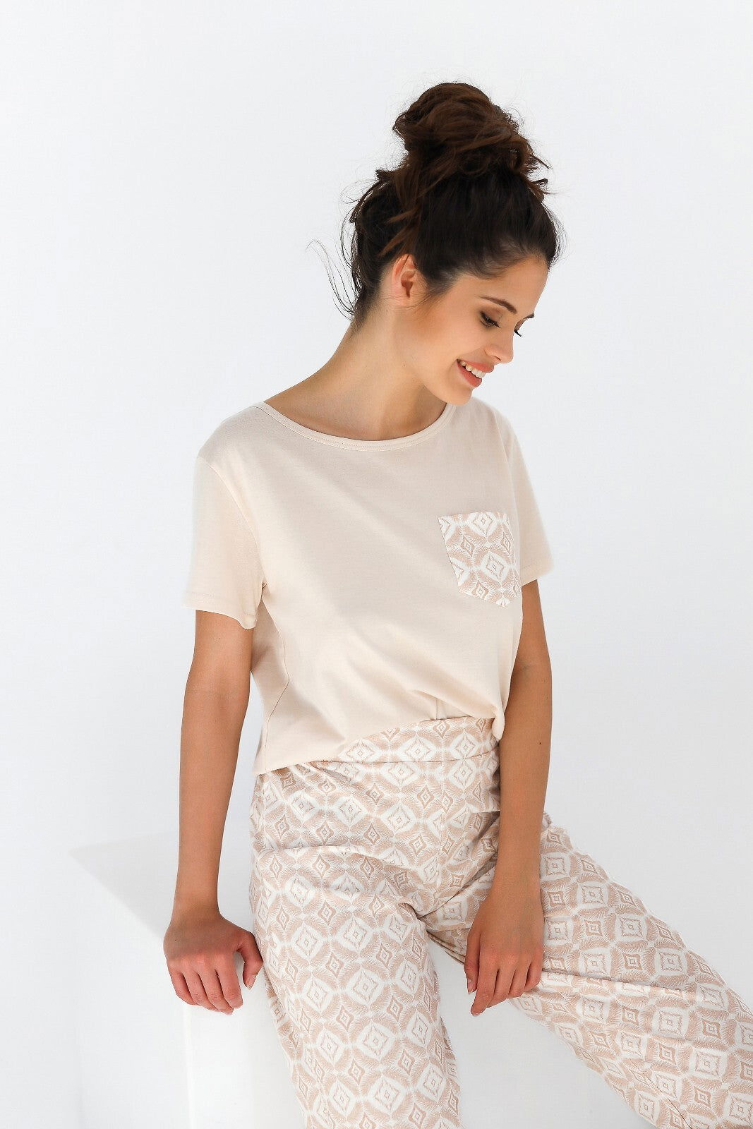Pigiama donna estivo - NATURAL - Genesis - Lullaby Lingerie