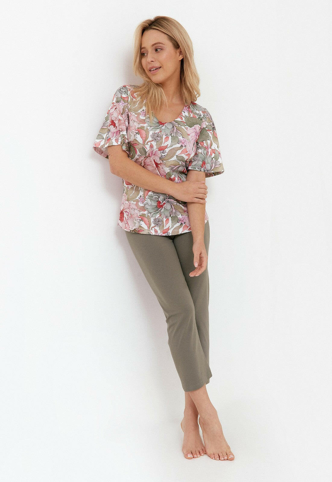 Pigiama donna estivo in puro cotone - Martina - Manica corta -  257 - S/XLy - Lullaby Lingerie