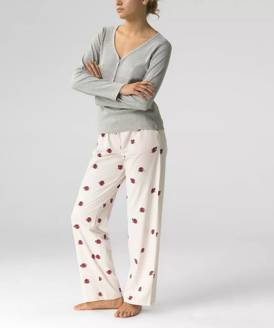 Pigiama donna in 100% cotone - ROSE - Lullaby Lingerie