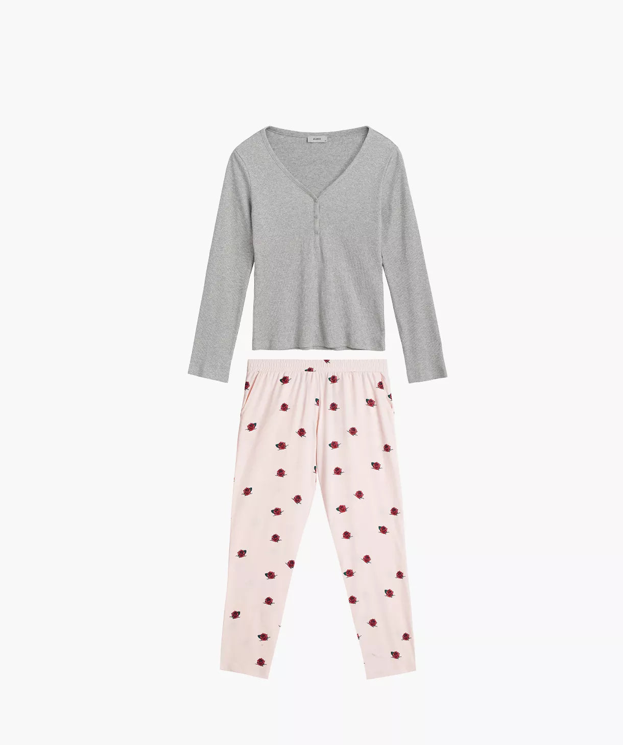 Pigiama donna in 100% cotone - ROSE - Lullaby Lingerie