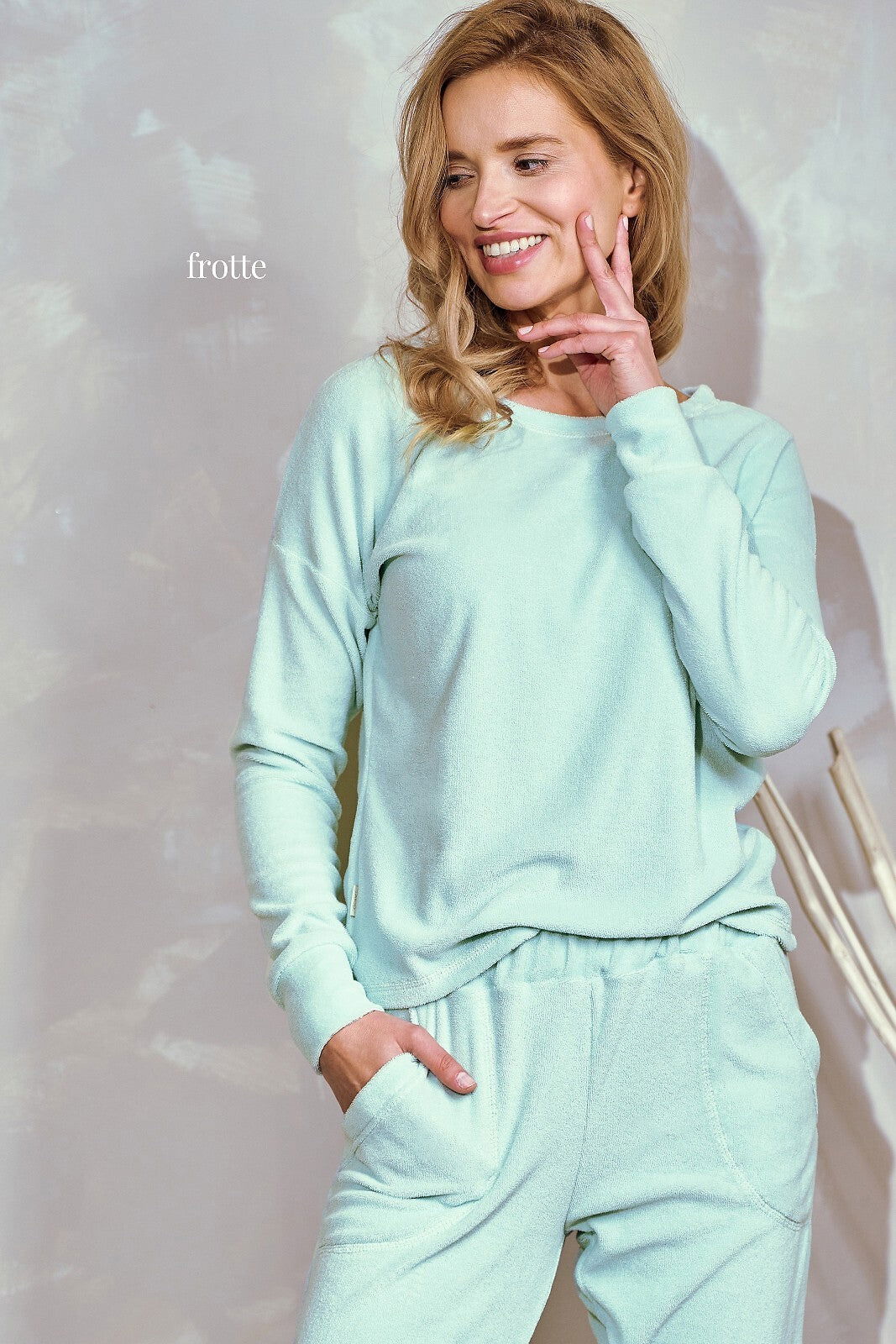 Pigiama donna in 100% cotone Frotte - Jessie - Lullaby Lingerie