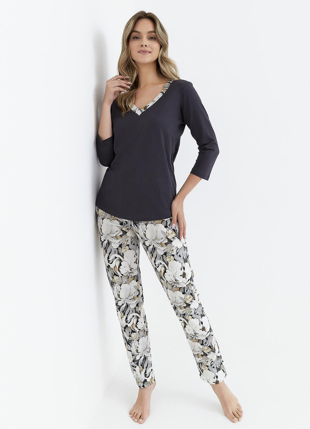 Pigiama donna in cotone - PALACE - 416 - Lullaby Lingerie