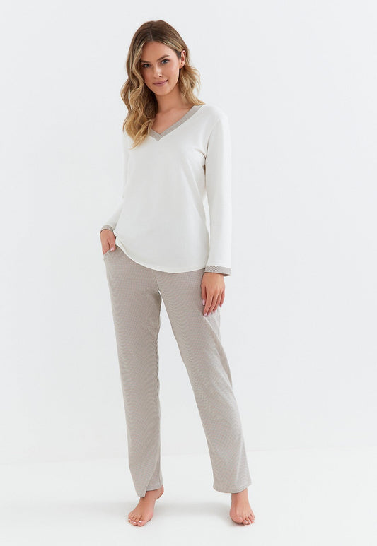 Pigiama donna in cotone interlock - Diana - Lullaby Lingerie