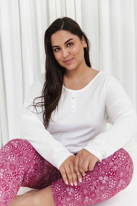 Pigiama estivo da donna in puro cotone - Estella - plus sizes - Lullaby Lingerie