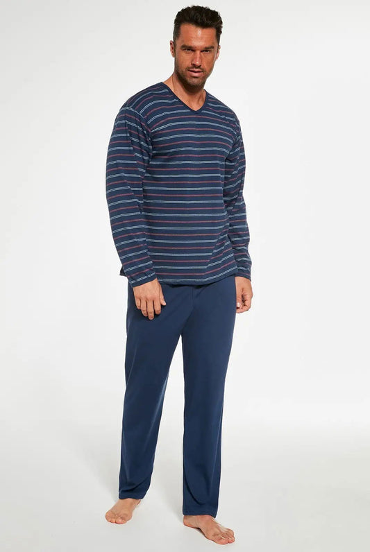 Pigiama uomo in cotone - Various 139/38  - taglie dalla S alla 2XL -  jeans - Lullaby Lingerie