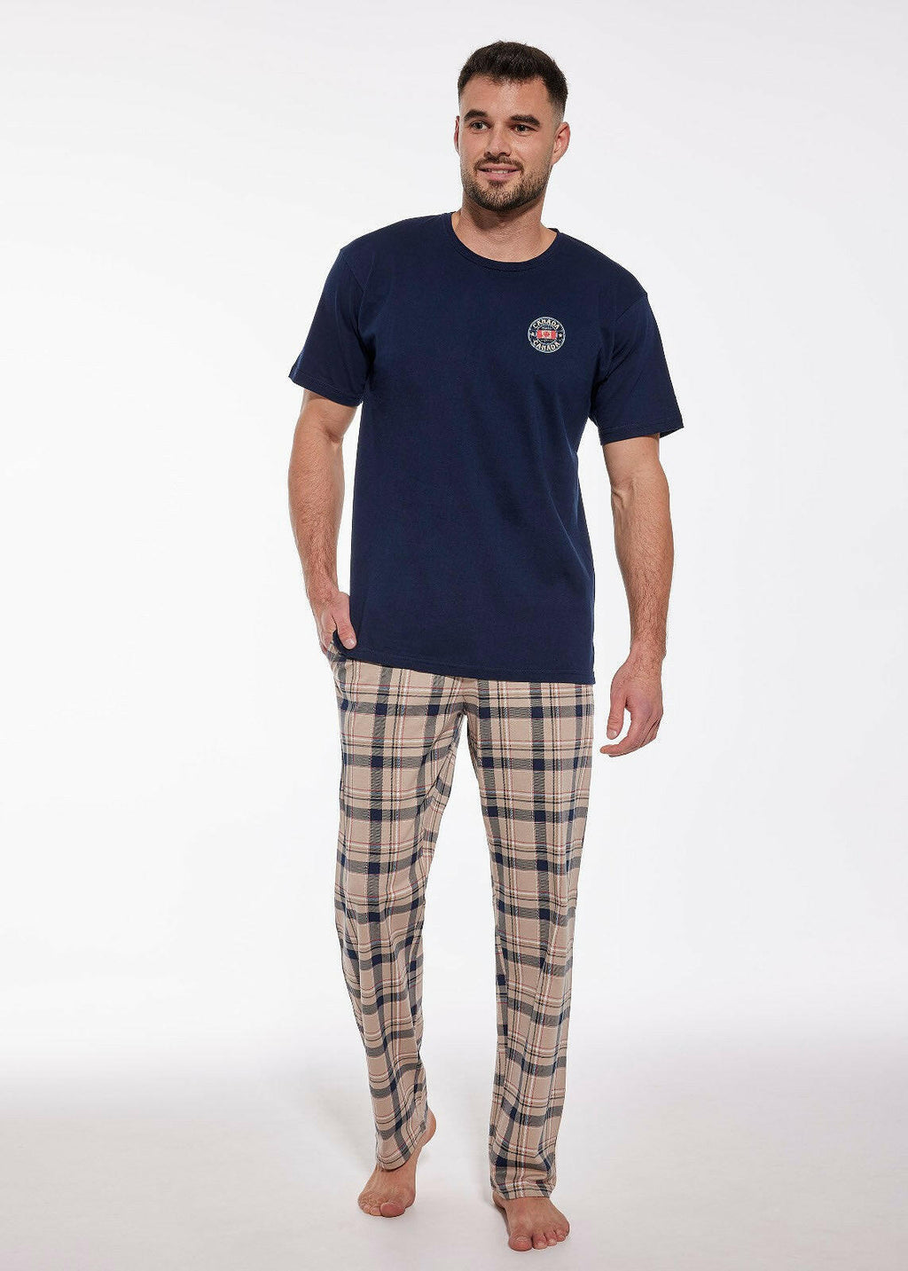 Pigiama uomo manica corta e pantalone lungo - Canada - Lullaby Lingerie