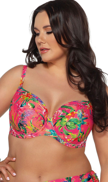 Reggiseno bikini full cup - RASPBERRY - coppe differenziate - SK 191 - Lullaby Lingerie