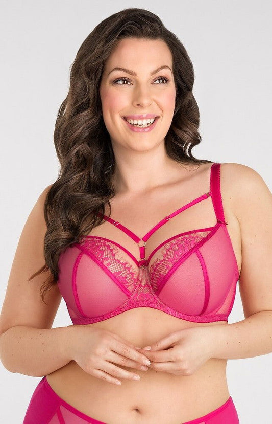 Reggiseno con ferretto non imbottito - Paradise - Amaranto - K496 - Lullaby Lingerie