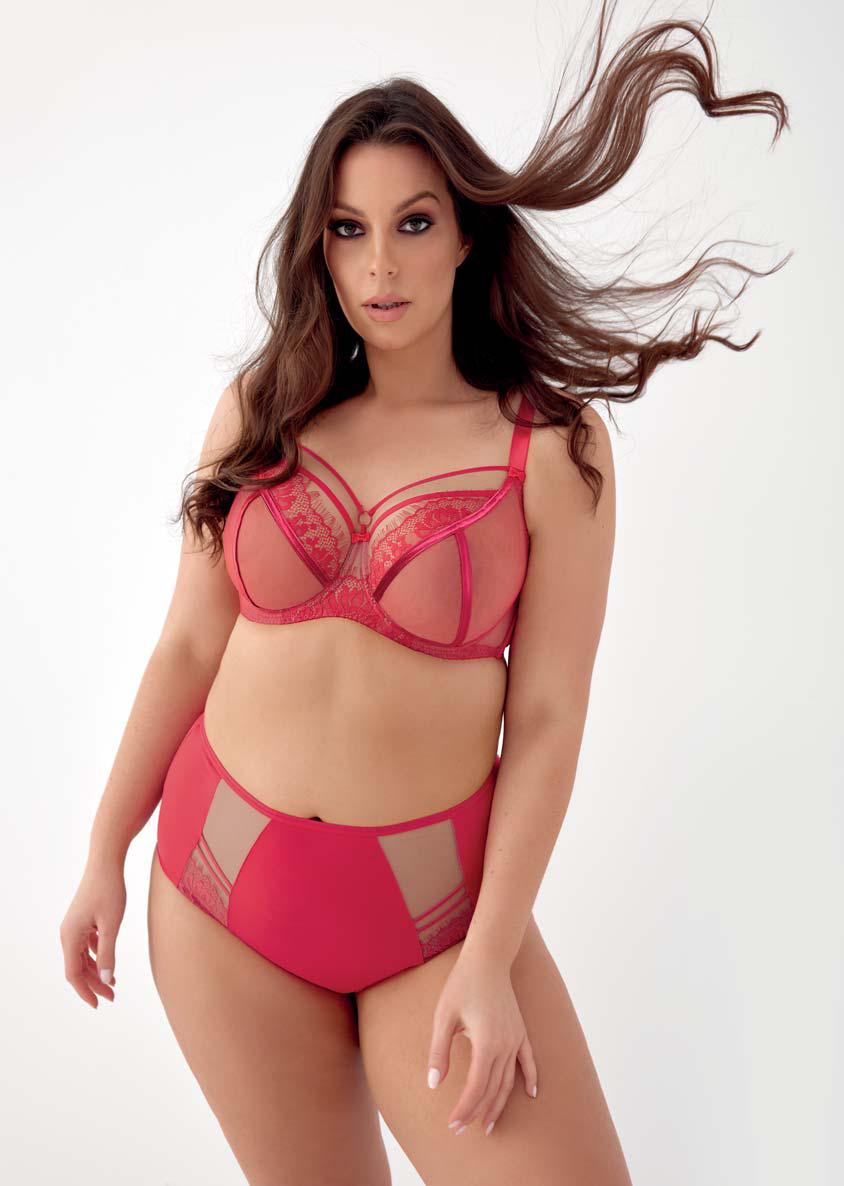 Reggiseno con ferretto non imbottito - Paradise - Amaranto - K496 - Lullaby Lingerie