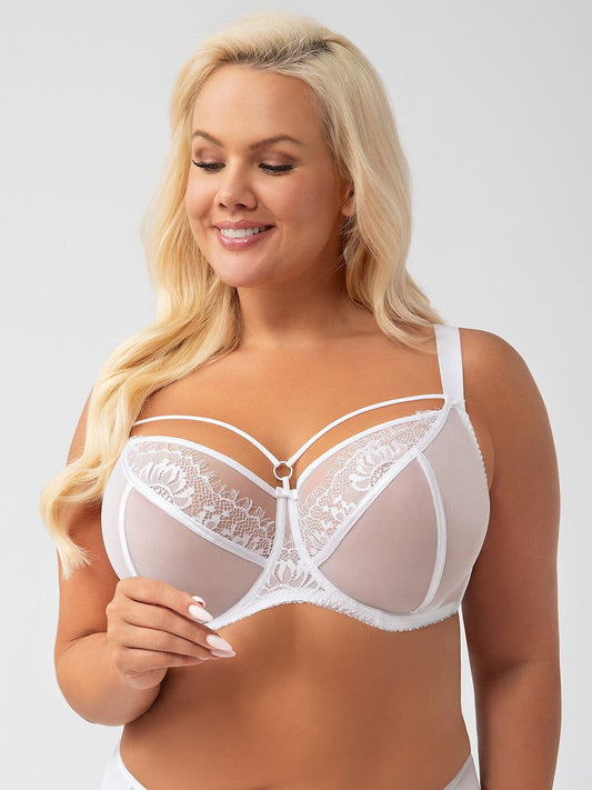 Reggiseno con ferretto non imbottito - Paradise - Bianco - K496 - lullabylingerie.com - Lullaby Lingerie