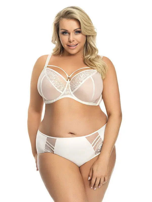 Reggiseno con ferretto non imbottito - Paradise - Ecru - K496 - lullabylingerie.com - Lullaby Lingerie