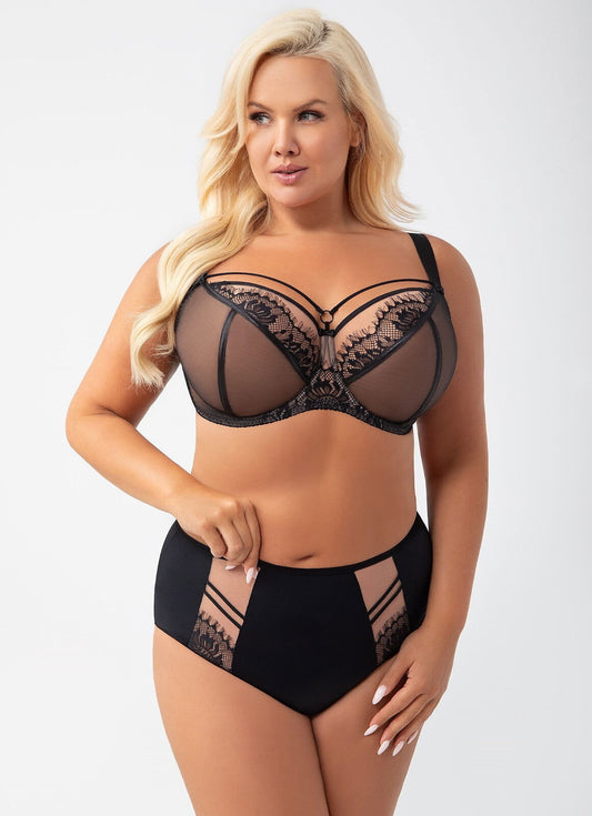Reggiseno con ferretto non imbottito - Paradise - Nero - K496 - Lullaby Lingerie